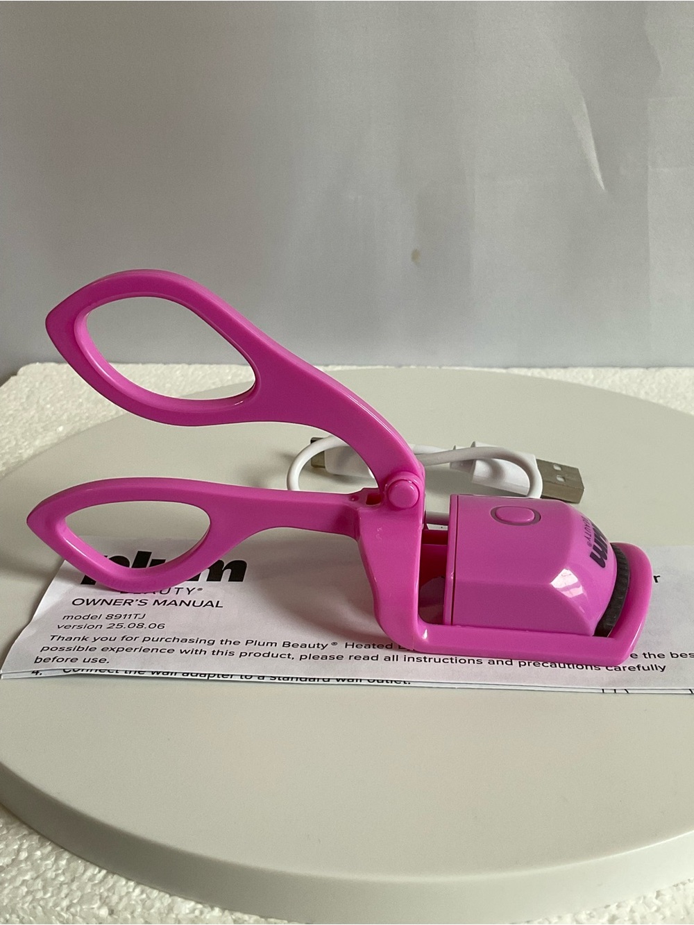 Plum Beauty Lash Lift Off Heated Eyelash Curler - Pink - Picture 3 of 10